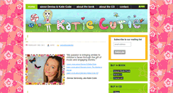 Desktop Screenshot of katiecutie.com